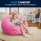 Flash Furniture Bean Bag Chair, 42 in W 42" L 19" H DG-BEAN-LARGE-SOLID-PK-GG - alternate 9